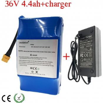 Laudation 36V 4.4Ah Lithium Ion Battery for Electric Scooters
