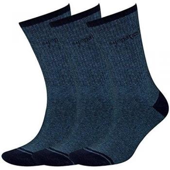 Sympatico Sport-Strümpfe (3 Paar) Jeansfarben, Größe 47-50 aus bequemer Baumwol