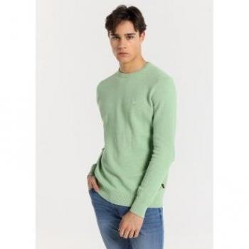 Pull Longues Manches Coton 3XL – Lois Jeans Vert