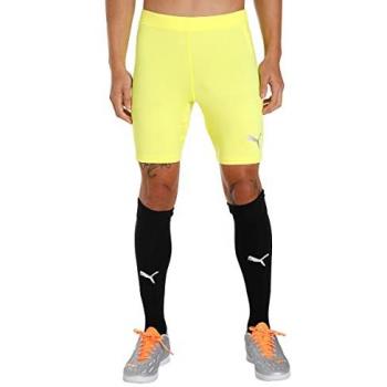 Puma Uomini Leggins Giallo LIGA 655924 M Short Tight