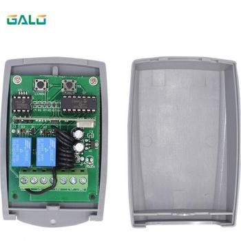 Système récepteur universel 433 MHz, portes de garage, 2 canaux (code fixe + code roulant)