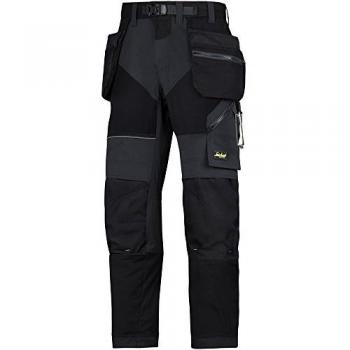 Snickers 6902 Flexiwork Holster Pocket Trousers Regular Fit Black 50 32