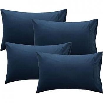 Premium Navy Envelope Pillow Cases – 50x75 cm, 4 Pack