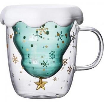 Double-Wall Christmas Tree Star Cup for Children