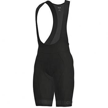 RoadPro Strada PR‑R Men's Bib Shorts – Black & Grey, XL