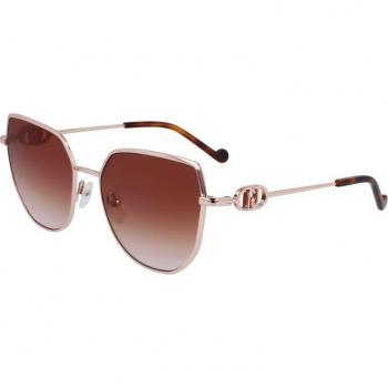 Liu Jo LJ154S Col. 770 Geometrische Damen Sonnenbrille in Gold