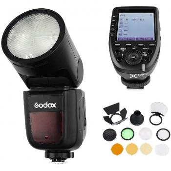 Godox V1 Flitser met X-Pro Trigger Accessoires Kit voor Sony