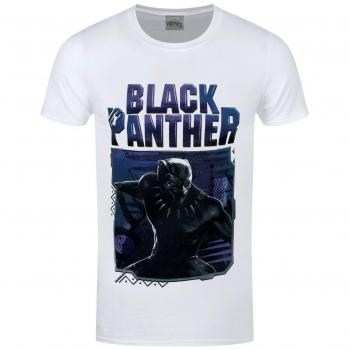 Black Panther Herrenoberteil – Movie Logo Image wei223