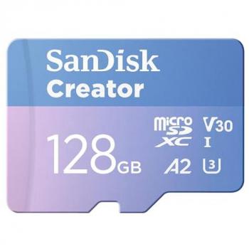 SanDisk Creator 128GB MicroSDXC UHS-I Flash Memory