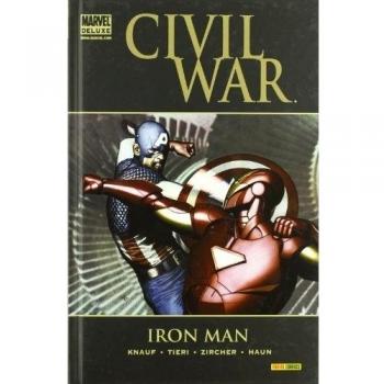 Panini Cómic Marvel Deluxe Civil War: Iron Man Español