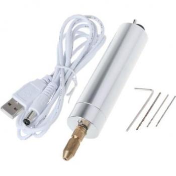 USB-Powered Mini Electric Drill for Wood and PCB