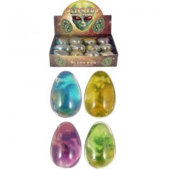 Giant Alien Egg with Twin Babies Slime Putty Gel Party Loot Bag Toy