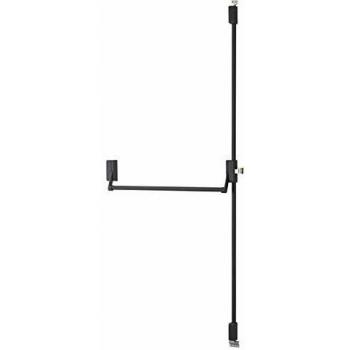 Serratura maniglione antipanico D-Cross 1150mm, 2/3 punti, reversibile, nero
