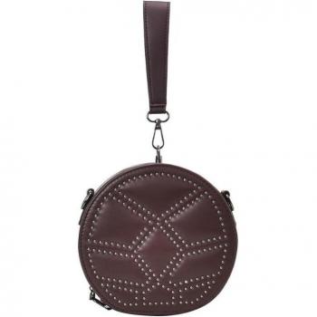 Embellished Circular Crossbody Purse for Women