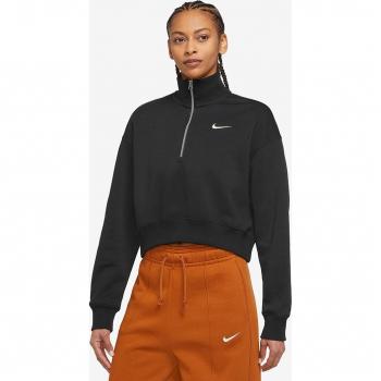NIKE Damen Sweatshirt W NSW PHNX FLC QZ CROP