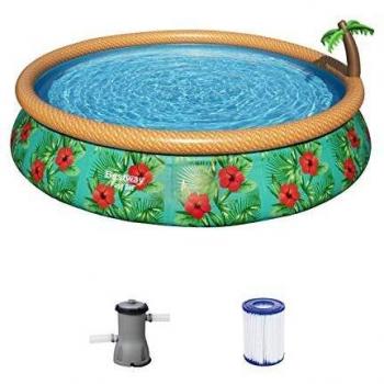PISCINA FUORI TERRA FAST SET PARADISE PALMS 4,57 M X 84 CM