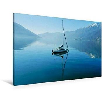 Calvendo Textile Canvas 90 x 60 cm – Lago Maggiore, Druck von Andrea Pons