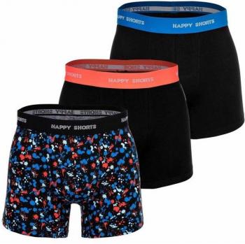 Happy Shorts Herren Unterhose – Boxershort, Mehrfarbig, 3-Pack