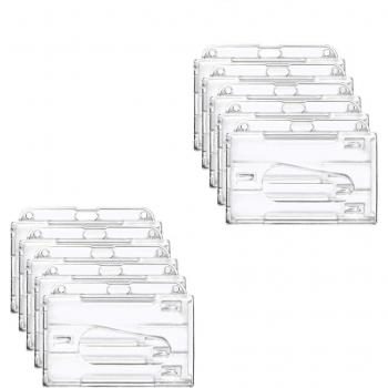 10 Pack Clear ID Badge Holder