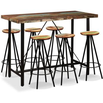 Set de Muebles de Bar Estilo Industrial
