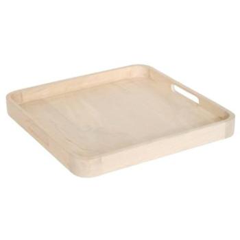 Plateau de présentation bois clair