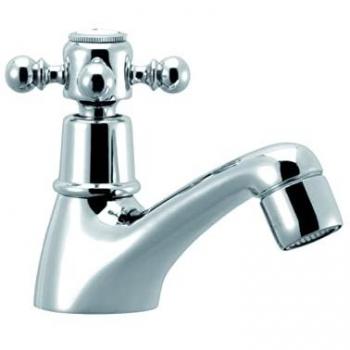 Robinet Rétro Lavabo TIFFANY Chromé Simple Eau Froide Tête Céramique