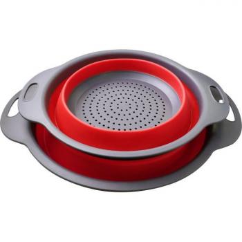 Collapsible Silicone Fruit and Vegetable Strainer