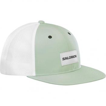 Gorra Salomon Trucker verde agua