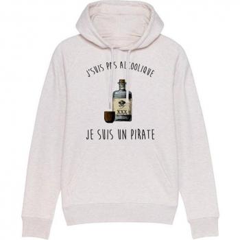 Pull à capuche Pas d'alcool, mais de l'aventure