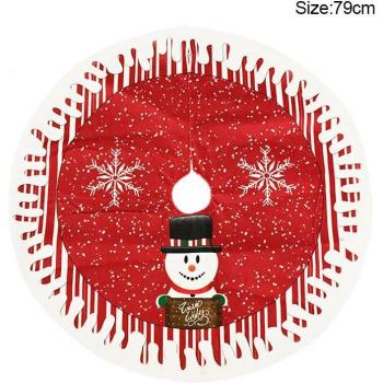 Tapis d'arbre de Noël diamètre 118 cm