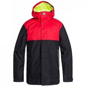 DC Shoes Defy Chaqueta Nieve Hombre – Versión M, Rojos y Negros