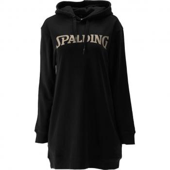 Kapuzenpullover Kleid für Frauen, Spalding, Schwarz (L)