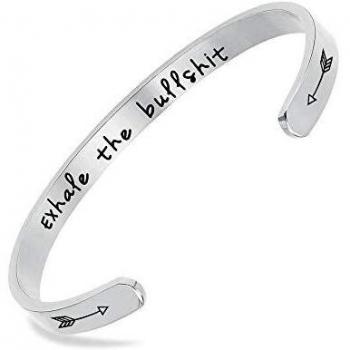 Teen & Mother Sparkle Engraving Cuff