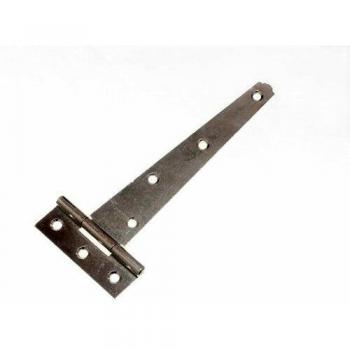 Weatherproof Gate Shed Door Tee T Hinge 6 Inch 150mm Zinc Plated Steel (50 pairs)