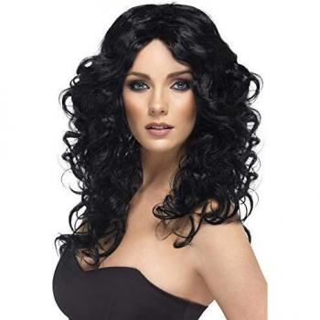 Glamourous Black Curls Long Wig