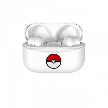 PokéPulse Wireless Earphones – One Size (White/Red)