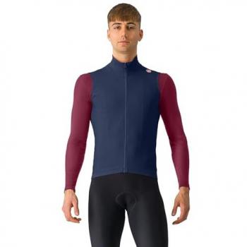 Castelli Espresso Chaleco Cortavientos Azul