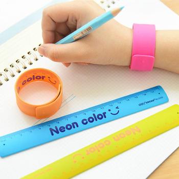 18 cm Silicone Slap Bracelet Ruler