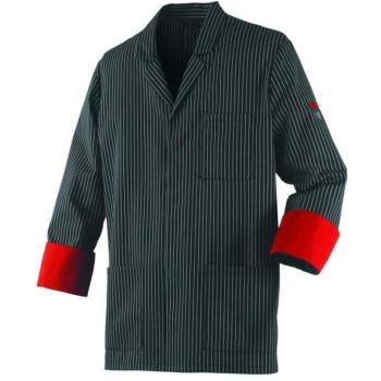 Manteau de Boucher Homme/Femme Manches Longues Robur Ardoise Noir L