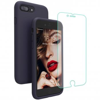 Dunkelblaue iPhone 8 Plus Hülle mit Scratch‑Protection – JASBON