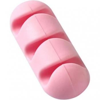Support de fil silicone auto-adhésif – écouteurs & USB