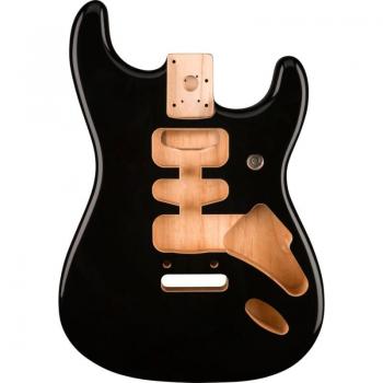 Fender Stratocaster HSH Black – Serie Deluxe con corpo in Alder