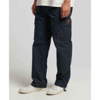 Superdry Pantaloni Baggy Cargo Navy Eclipse 36