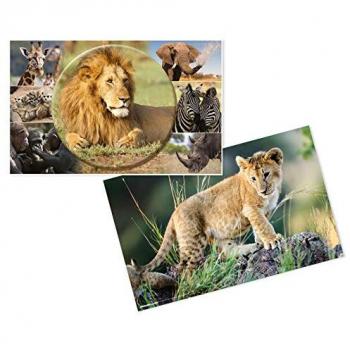 Schreibunterlage HERMA Afrika-Tier-Design 55 × 35 cm – 3 Stück
