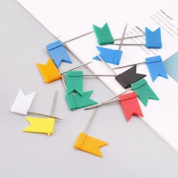 Flag-Shaped Drawing Pins