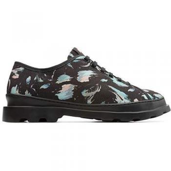 Camper Brustus Men’s Casual Cotton Sneakers – Black/Blue/Pink – Size 42