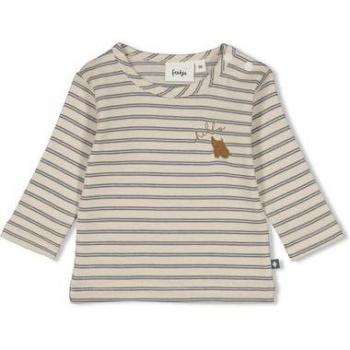Camicia a maniche lunghe per bambini a righe colorate