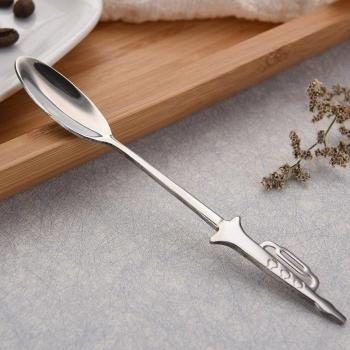 Milk Coffee Cartoon Spoon