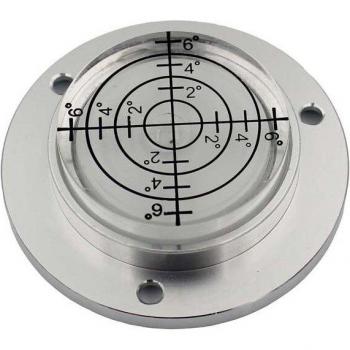 HACCURY Magnetic Mini Round Bubble Spirit Level 50mm