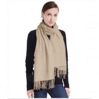 LeKuni XXL Kaschmir-Umarmerung (Pashmina) – 250 cm, unifarben, MISE1